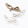 Zinc Alloy Bow Charm Pendant No.007261 for DIY Necklace Bracelet Jewelry Making view 1