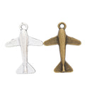 Zinc Alloy Airplane Charm Pendant No.471609 for DIY Necklace Bracelet Jewelry Making view 4