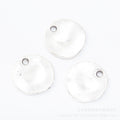 Zinc Alloy Circle Charm Pendant No.954048 for DIY Necklace Bracelet Jewelry Making view 2