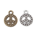 Zinc Alloy Peace Sign Charm Pendant No.242020 for DIY Necklace Bracelet Jewelry Making view 4
