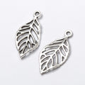Zinc Alloy Leaf Charm Pendant No.336455 for DIY Necklace Bracelet Jewelry Making view 3