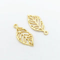 Zinc Alloy Leaf Charm Pendant No.336455 for DIY Necklace Bracelet Jewelry Making view 4