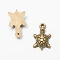 Zinc Alloy Turtle Charm Pendant No.428565 for DIY Necklace Bracelet Jewelry Making view 3