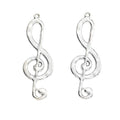 Zinc Alloy Musical Note Charm Pendant No.494059 for DIY Necklace Bracelet Jewelry Making view 4