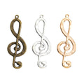 Zinc Alloy Musical Note Charm Pendant No.494059 for DIY Necklace Bracelet Jewelry Making view 5