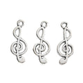 Zinc Alloy Music Note Charm Pendant No.758027 for DIY Necklace Bracelet Jewelry Making view 2