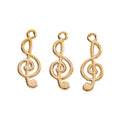 Zinc Alloy Music Note Charm Pendant No.758027 for DIY Necklace Bracelet Jewelry Making view 3