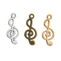 Zinc Alloy Music Note Charm Pendant No.758027 for DIY Necklace Bracelet Jewelry Making view 5