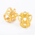Zinc Alloy Crown Charm Pendant No.922875 for DIY Necklace Bracelet Jewelry Making view 4