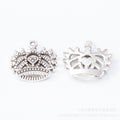 Zinc Alloy Crown Charm Pendant No.102016 for DIY Necklace Bracelet Jewelry Making view 3