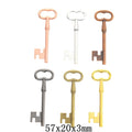 Zinc Alloy Key Charm Pendant No.479079 for DIY Necklace Bracelet Jewelry Making view 1