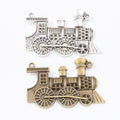 Zinc Alloy Train Charm Pendant for DIY Necklace Bracelet Jewelry Making view 4