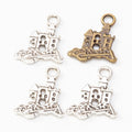 Zinc Alloy House Charm Pendant No.786008 for DIY Necklace Bracelet Jewelry Making view 1