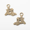 Zinc Alloy House Charm Pendant No.786008 for DIY Necklace Bracelet Jewelry Making view 2