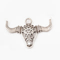 Zinc Alloy Bull Head Charm Pendant No.161794 for DIY Necklace Bracelet Jewelry Making view 2