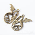 Zinc Alloy Flying Dragon Charm Pendant No.449199 for DIY Necklace Bracelet Jewelry Making view 3