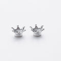 Zinc Alloy Crown Setting Charm Pendant for DIY Necklace Bracelet Jewelry Making view 4
