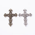 Zinc Alloy Cross Charm Pendant No.791066 for DIY Necklace Bracelet Jewelry Making view 1