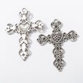Zinc Alloy Cross Charm Pendant No.791066 for DIY Necklace Bracelet Jewelry Making view 3