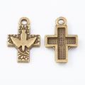 Zinc Alloy Cross Charm Pendant No.931015 for DIY Necklace Bracelet Jewelry Making view 3