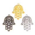 DIY Vintage Alloy Hand Palm Pendants For Zakka Style Necklace Bracelet Jewelry Accessories view 5