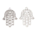 DIY Vintage Alloy Hand Palm Pendants For Zakka Style Necklace Bracelet Jewelry Accessories view 2