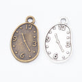 Zinc Alloy Clock Charm Pendant No.469635 for DIY Necklace Bracelet Jewelry Making view 4