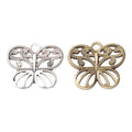 Zinc Alloy Butterfly Charm Pendant No.700993 for DIY Necklace Bracelet Jewelry Making view 4