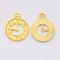 Zinc Alloy Clock Charm Pendant No.989026 for DIY Necklace Bracelet Jewelry Making view 4