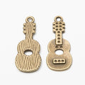 Zinc Alloy Guitar Charm Pendant No.445450 for DIY Necklace Bracelet Jewelry Making view 3