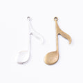 Zinc Alloy Musical Note Charm Pendant No.445684 for DIY Necklace Bracelet Jewelry Making view 4