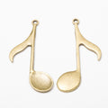Zinc Alloy Musical Note Charm Pendant No.445684 for DIY Necklace Bracelet Jewelry Making view 2