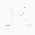 Zinc Alloy Musical Note Charm Pendant No.445684 for DIY Necklace Bracelet Jewelry Making view 3