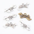 Zinc Alloy Bow Charm Pendant No.285905 for DIY Necklace Bracelet Jewelry Making view 4