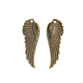 Zinc Alloy Wing Charm Pendant for DIY Necklace Bracelet Jewelry Making view 2