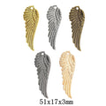 Zinc Alloy Wing Charm Pendant for DIY Necklace Bracelet Jewelry Making view 1