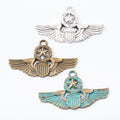Zinc Alloy Wing Charm Pendant No.518002 for DIY Necklace Bracelet Jewelry Making view 5