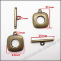 Zinc Alloy Jewelry Findings Accessories for DIY Jewelry Making (8220) view 4