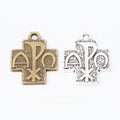 Zinc Alloy Cross Charm Pendant No.234372 for DIY Necklace Bracelet Jewelry Making view 1