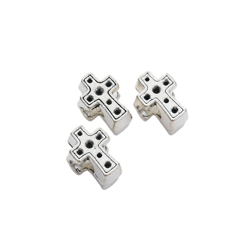 Vintage Alloy Large Hole Beads For DIY Bracelet Necklace Jewelry Accessories Zakka Supplies
