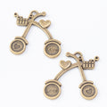 Gold Zinc Alloy Charm Pendant No.793450 for DIY Necklace Bracelet Jewelry Making view 3