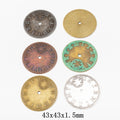 Zinc Alloy Gear Clock Charm Pendant No.912238 for DIY Necklace Bracelet Jewelry Making view 1