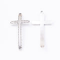 DIY Vintage Alloy Double Cross Pendants For Zakka Style Necklace Bracelet Jewelry Accessories view 3