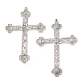 Zinc Alloy Cross Charm Pendant No.646257 for DIY Necklace Bracelet Jewelry Making view 3