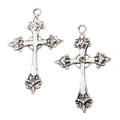 Zinc Alloy Cross Charm Pendant No.906144 for DIY Necklace Bracelet Jewelry Making view 2