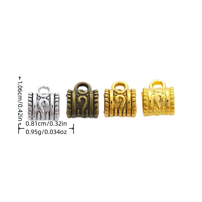 DIY Jewelry Accessory Vintage Alloy Large Hole Bracelet Three Way Connector Beads