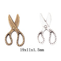 Zinc Alloy Scissors Charm Pendant No.936493 for DIY Necklace Bracelet Jewelry Making view 1