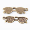 Zinc Alloy Glasses Charm Pendant No.864130 for DIY Necklace Bracelet Jewelry Making view 3