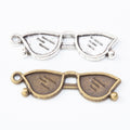 Zinc Alloy Glasses Charm Pendant No.864130 for DIY Necklace Bracelet Jewelry Making view 4