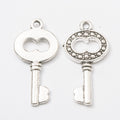Zinc Alloy Key Charm Pendant No.121438 for DIY Necklace Bracelet Jewelry Making view 3